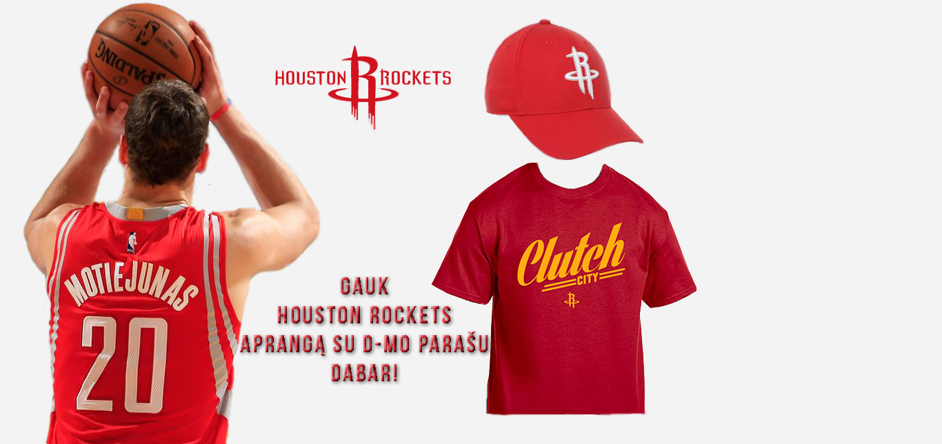 Houston Rockets atributika nemokamai